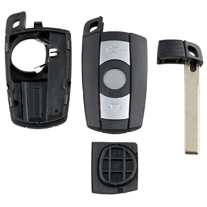 Car Key Fob Case Shell Replacement Insert Key Remote Cover Fit for BMW-1 120 E60 E61 E70 E81 E87 3 320 E90 E91 E92 5 X1 X5 X6 Z4