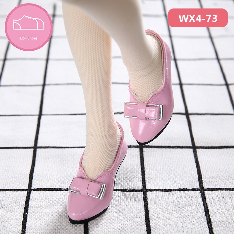Buty dla lalki BJD 1 para 6cm PU skórzane buty moda Mini zabawka Shoes1/4 lalki dla Chateau Fairyland Luts Doll 2 kolorowe akcesoria