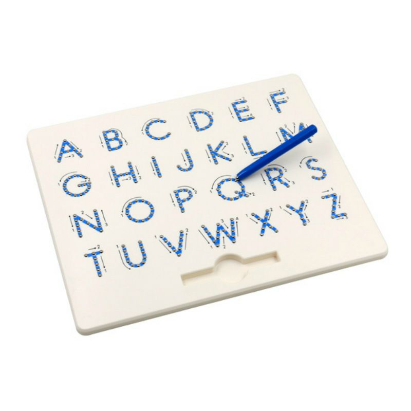 Creatieve Magnetische Tablet Tekentafel Staal Kraal Magneet Stylus Pen Alfabet Nummers Schrijven Pad Leren Educatief Speelgoed