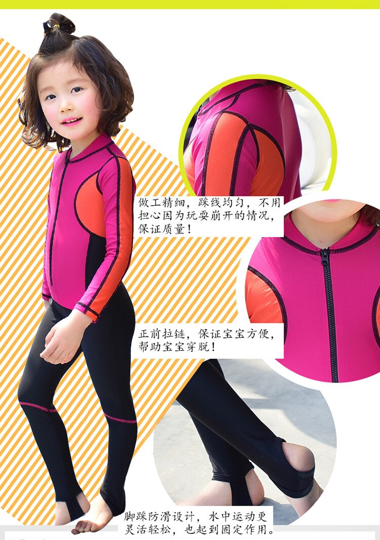 Surf traje de neopreno niñas niños hermético medusas Snorkeling mergulho traje de buceo Scube