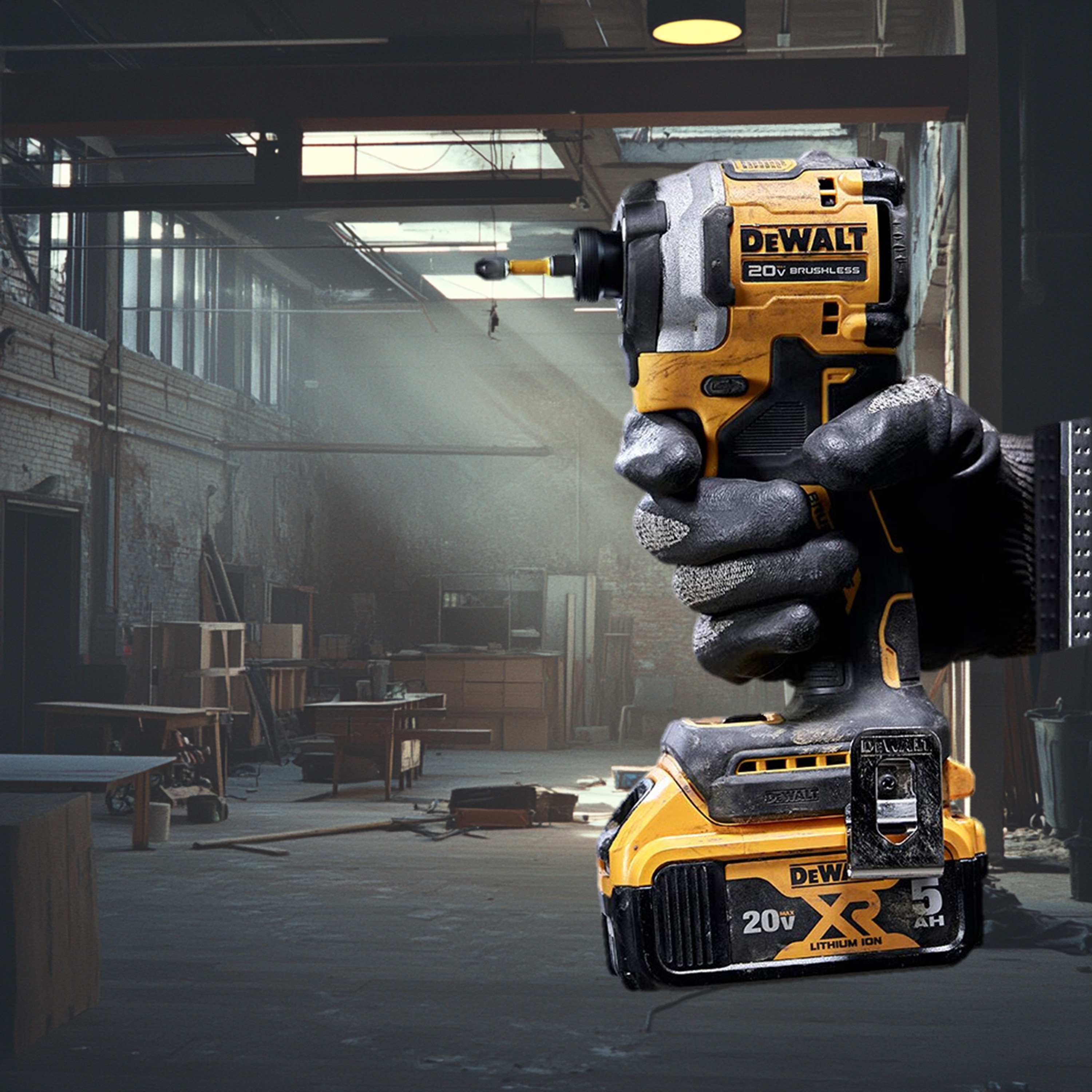 DEWALT DCF850 Impact Driver Electric Driver 20V Lithium Battery Brushless battery screwdrivers High Torque tools