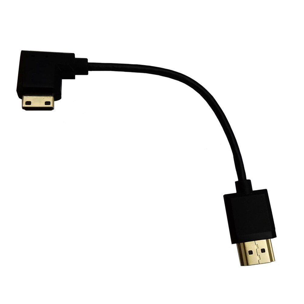 15cm od 3.0mm supermjuka micro hdmi-kompatibla och mini hdtv -2.0 tunn kort hankabel 2k 4k hd @ 60hz lätta och bärbara