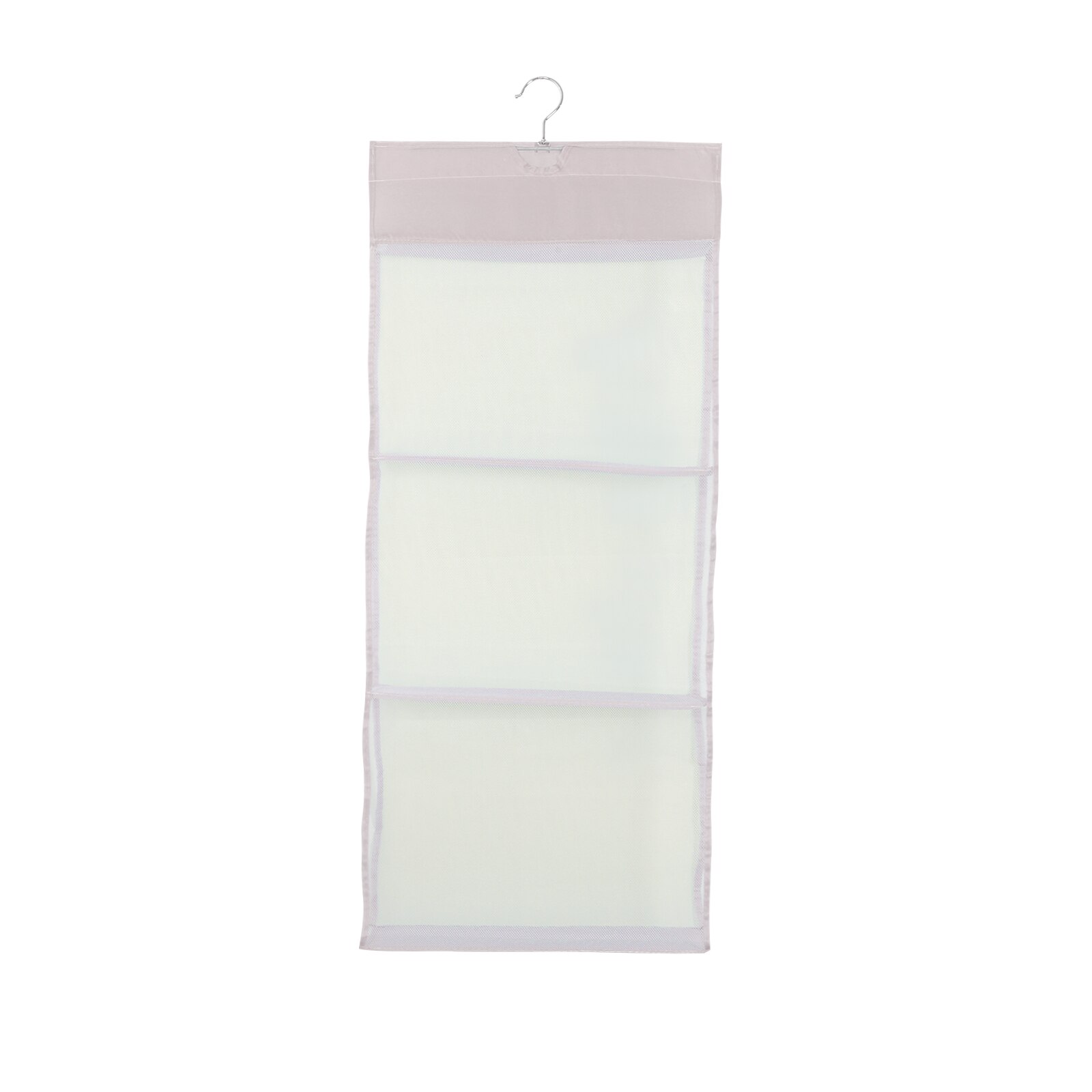 2/3/4 Layers Hanging Anti-dust Pockets Door Closet Foldable Closet Rack Hangers Oxford Cloth Fabric Backpack Handbag Organizer: Gray 3 Layers