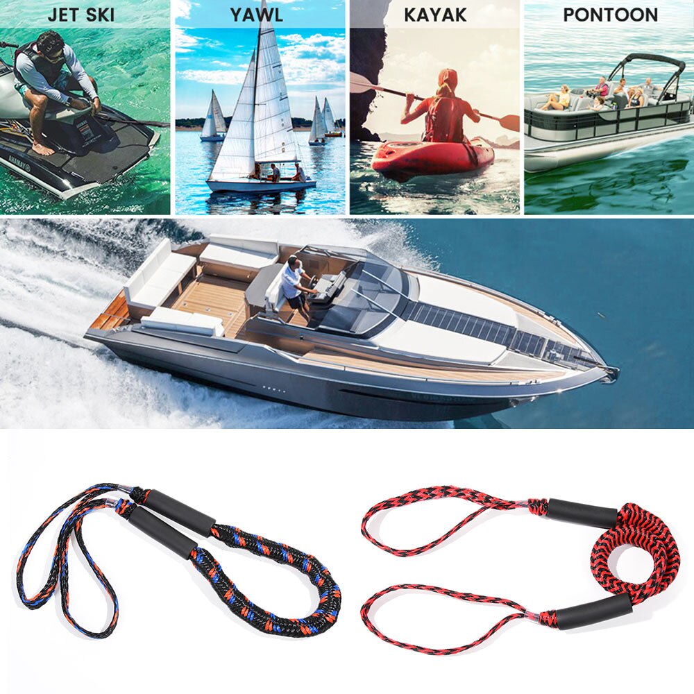 Corde d'amarrage pour bateau, , 4 pieds, élastique, extensible, accessoires de Kayak, ligne d'amarrage, diamètre 16mm