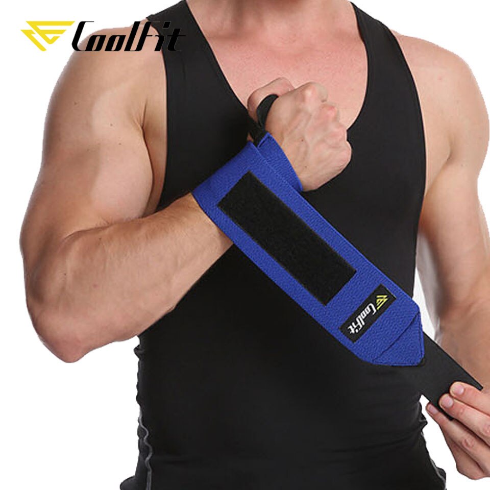 Polsbandages Voor Gewichtheffen – 3 Inch Breed, 17 Inch Lang – Katoen-elastisch Met Duimlus En Sterke Klittenband – één Paar – Ondersteuning Voor Powerlifting En Crossfit