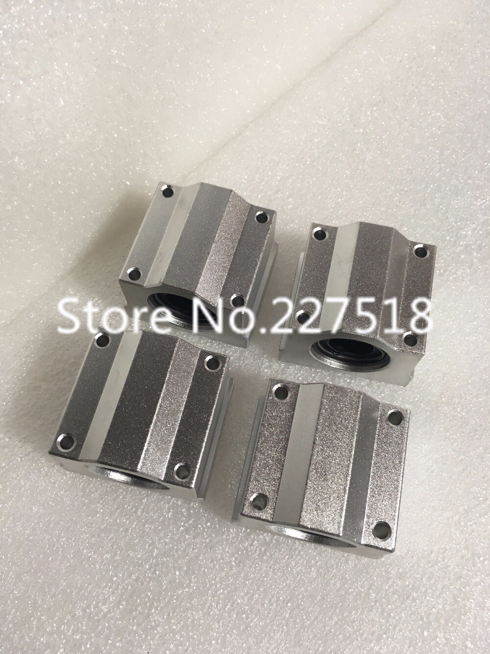 10 piezas SCS8UU 8mm guía lineal eje lineal bloque de rodamiento de bolas con arbusto LM8UU, unidad lineal de bloque de almohada para pieza CNC