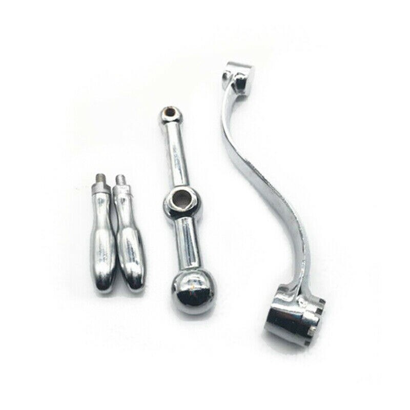 1SET Milling Machine Parts-3 Ball Metal Crank Handle +Elevating Knee Crank
