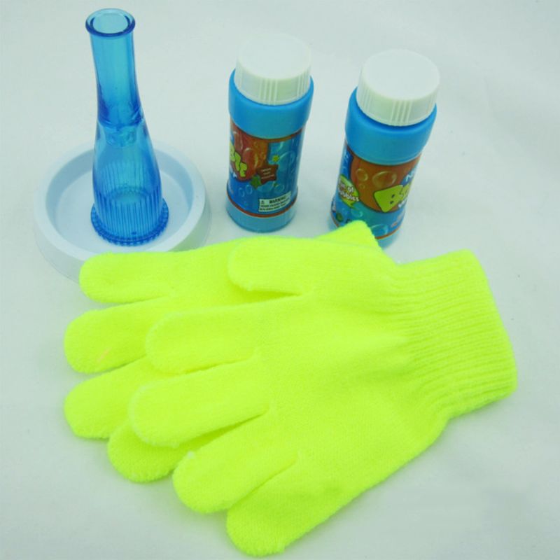 Magic Blowing Bubble Elastic Jumping Blower Gloves Outdoor Funny Kids Children Toy Games