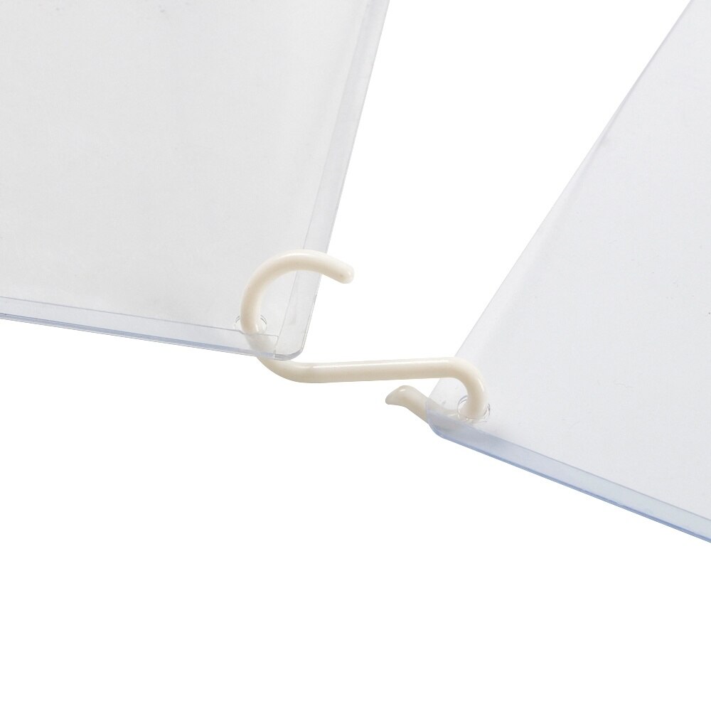 A4 Clear Vinyl Bestandsmap Pouch Muur Document Display Menu Cover Met Opknoping Gaten