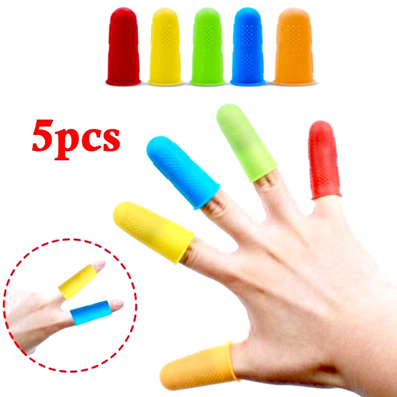 Scald-proof Anti-slip Anti-Burn Finger Protector Durable Gel Silicone Sleeve Finger Protector Pro