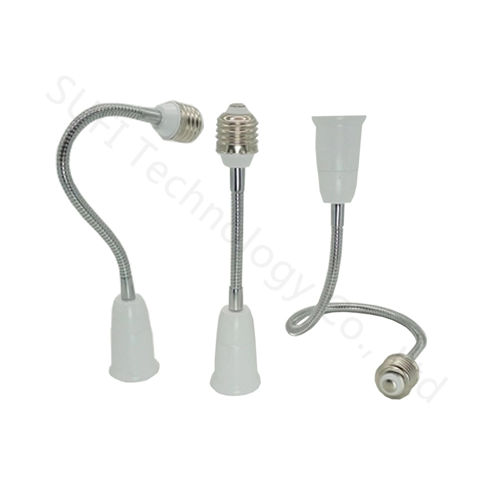 Lot de  e27 to e27 2 de douilles pour ampoules led, 20cm 30cm 40cm 50cm 60cm, convertisseurs