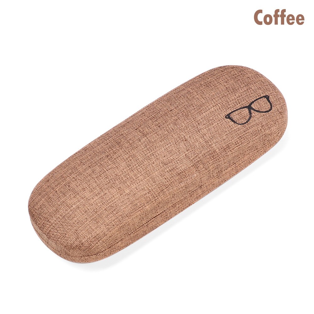 1Pc Unisex Magnet Glasses Box Women Men Portable Sunglasses Case Optical Reading Eyeglasses Box Eyewear Protector: C-coffe