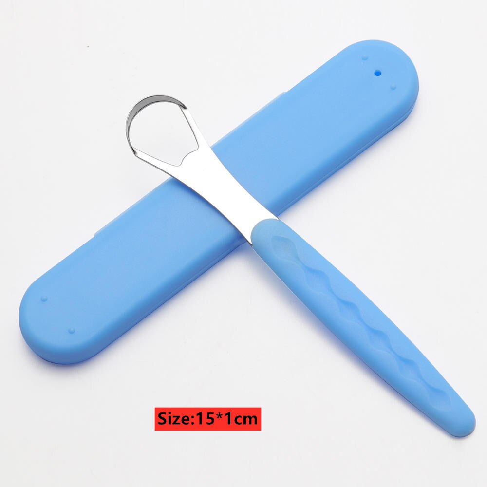6 Colors Tongue Scraper Tongue Cleaner Handle Tongue brush Plastic Scraper Tounge Oral Mouth Hygiene Dental Care: A2
