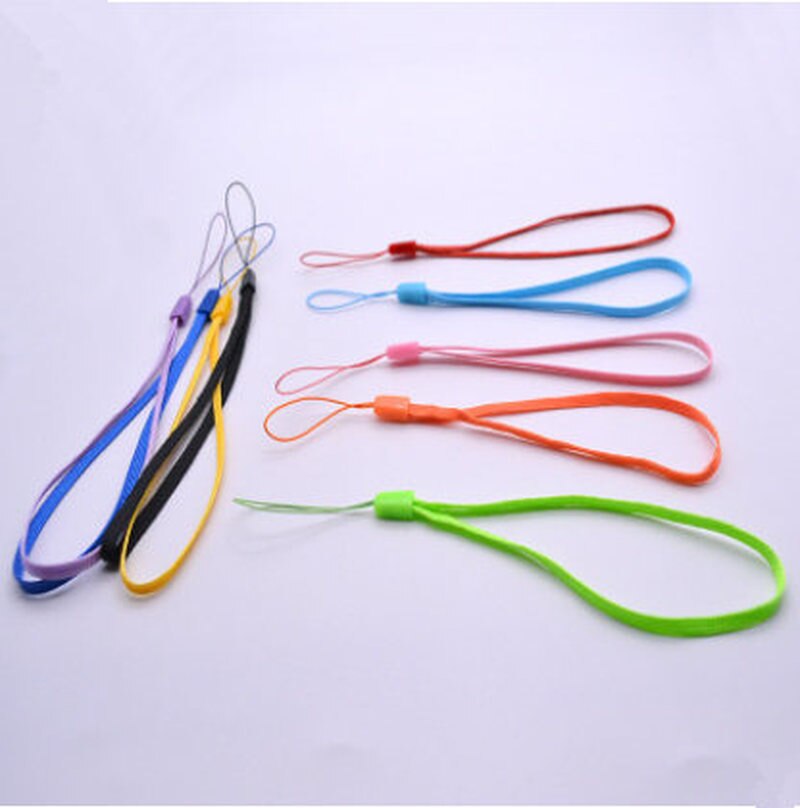 10PCS Hand Handgelenk Lanyard Gurt String für Telefon IPhone 7 8X6 USB-Sticks Schlüssel Schlüsselanhänger ID name Tag Abzeichen Halter