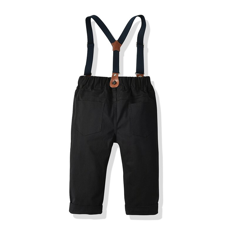 Pantalon en coton noir uni pour garçon | Tendance,