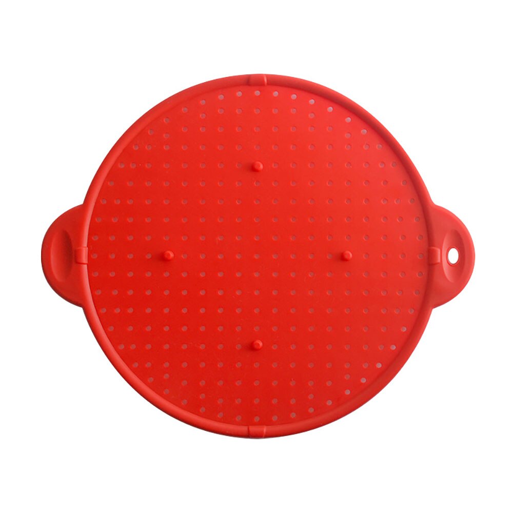 Silikon Quaddel Silikon Spritzen-nachweisen Netz Öl-nachweisen Spritzen Abdeckung topf Pad Dampfer Pad Topf Deckel Wasser Filter sieb Küche Werkzeuge: rot