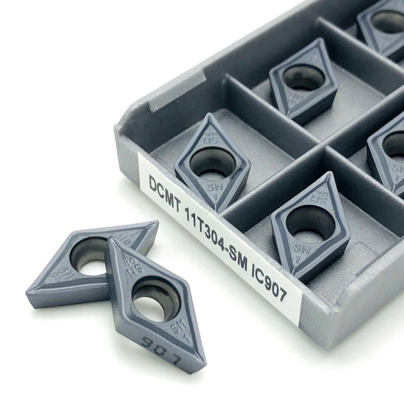 DCMT11T304 DCMT11T308 SM IC907 IC908 toczenie wewnętrzne narzędzie dcmt 11t304 płytka węglikowa narzędzie tokarskie tokarka tokarka