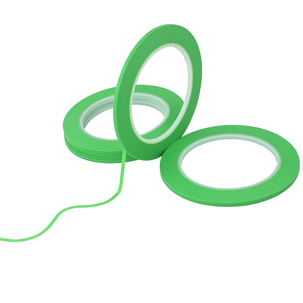 High-Temp Vinyl Fine Line Masking Tape Fineline Tape Green 33M/roll