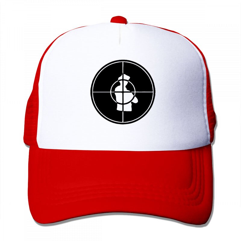 Public Enemy Cr Baseball cap men women Trucker Hats adjustable cap: 3-Red