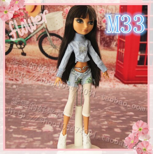 Monstering High Doll Dressing Soft Casual Wear Handmade Clothes Outfit Doll Clothing Set Girl Playing House Toys: M33