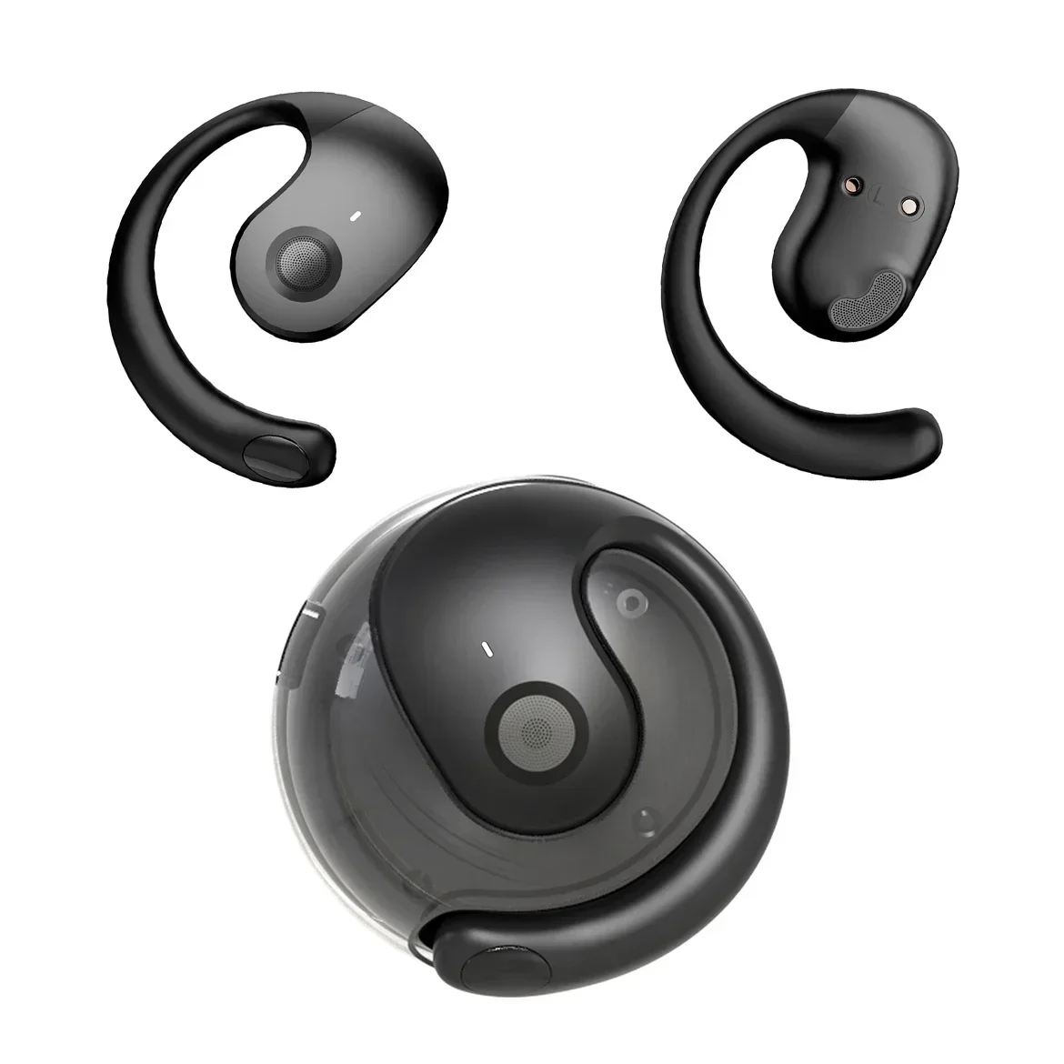 Oryginalne słuchawki BY01 OWS bezprzewodowe Bluetooth 5.3 t26 długa żywotność baterii słuchawki douszne jakość dźwięku HIFI słuchawki inteligentne połączenie HD: Złota