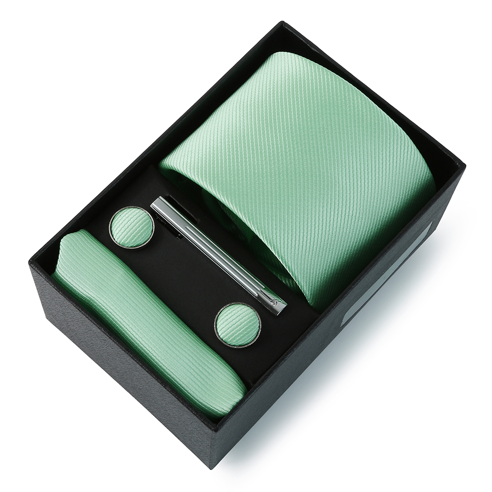 Cravate de mariage pour hommes, couleur unie, en soie, poche carrée, coffret de luxe de styliste pour hommes, accessoire de mariage: Rouge