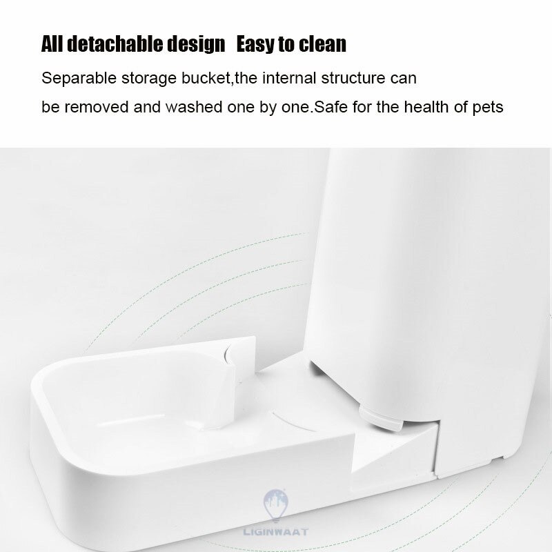 3.8l grote capaciteit huisdier hond kat automatische voederbak afneembare hond kat water dispenser voerbak voor kat hond huisdierbenodigdheden