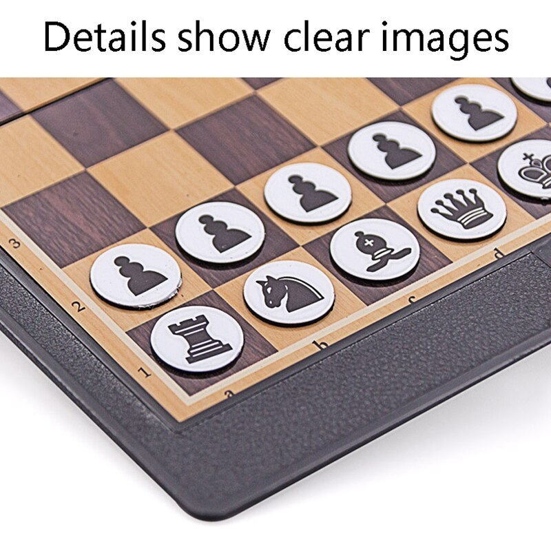 Mini Magnetic Chess Set Wallet Appearance Portable Folding Chessboard Board Games Party International Chess