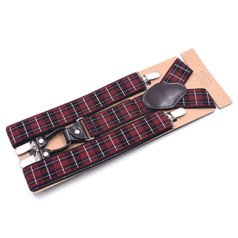 Tirantes elásticos con cuatro enganches para hombre adulto, europea y americana, FY18102509