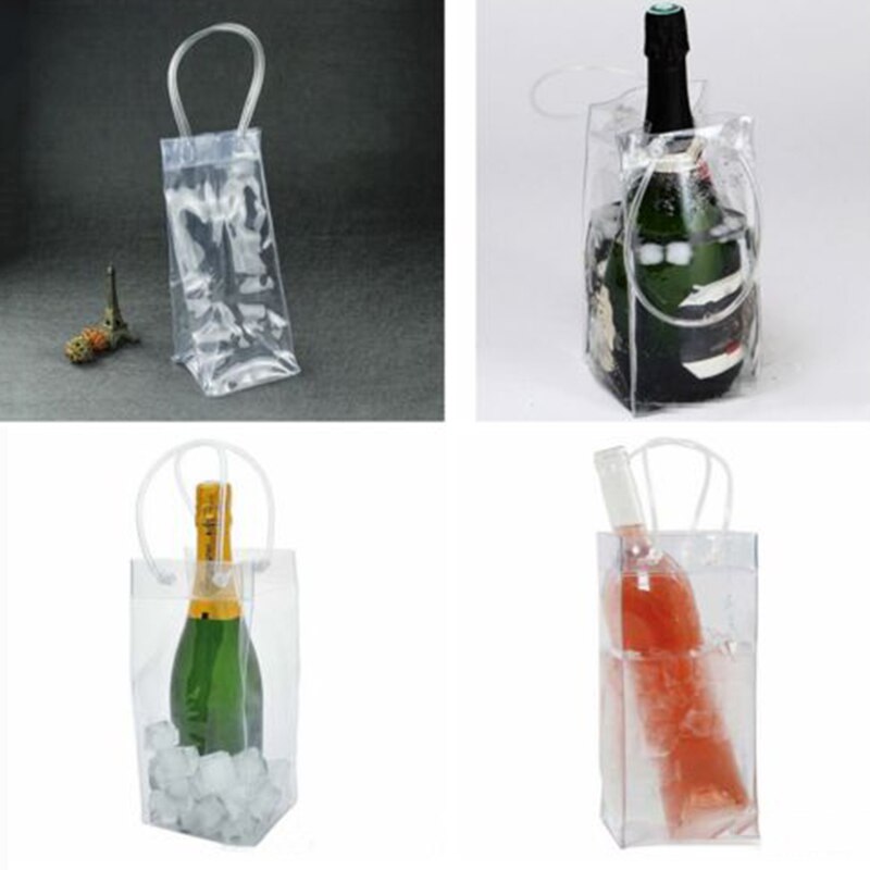 Pvc hurtig is vinkøler øl køletaske udendørs ice gel taske picnic køletasker vinkøler kølere frozen taske flaske køler