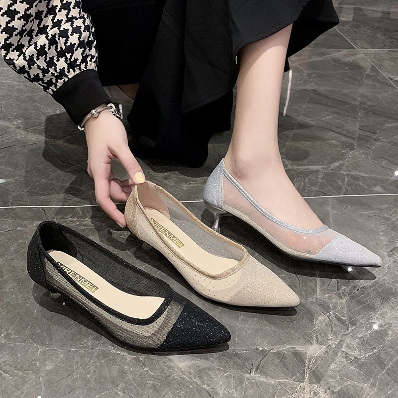 femmes talons hauts paillettes talons clairs pompes dame bling mariage mariée Transparent femmes sandales noir chaussures épais