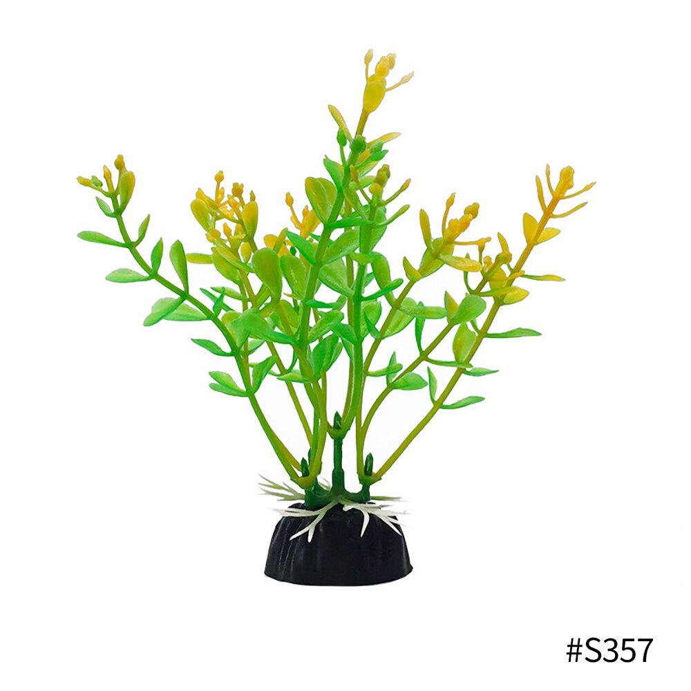 10cm Artificial Aquarium Plant Decoration Fish Tank Simulation Submersible Flower Grass Ornament For Aquarium Underwater Plant: 05