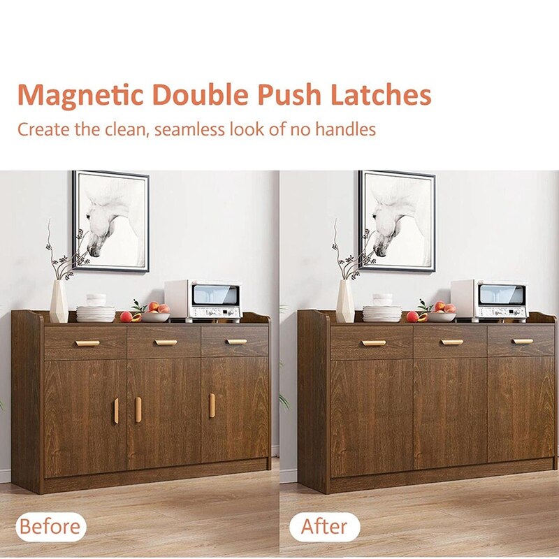 Push Vergrendelingen Push To Open Deur Vangsten Push Te Sluiten Magnetische Klink Touch Opener Voor Draw Keukenkast