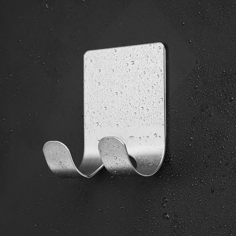 Porte-rasoir manuel en acier inoxydable pour hommes, 1 pièce, porte-rasoir de salle de bain, crochet de rangement mural adhésif