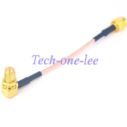 10 piece/lot RP-SMA Female to RP SMA Male Antenna Extension Pigtail Cable RG316 10cm