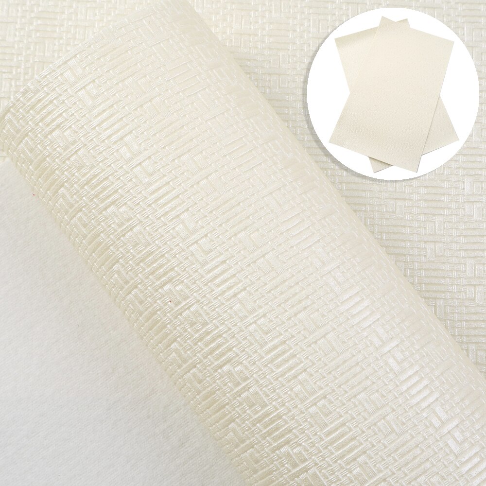 Hoja de piel sintética tejida, tejido de vinilo, artesanía de cuero sintético para fabricación de arcos de pendientes, 20x34cm, 1Yc10308: 1101788001