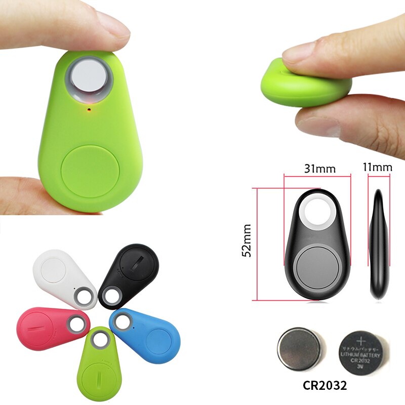 Inalámbrico Bluetooth 4,0 Anti-lost antirrobo dispositivo de alarma Tracker GPS localizador clave perro gato billeteras para niños localizador rastreador