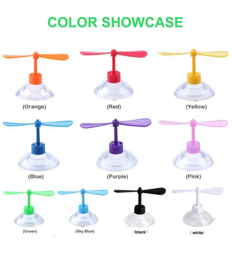 1 Uds., ventilador para casco de motocicleta, accesorios de decoración, ventosa, ventosa, hélice, diversión infantil, Libélula de Bambú