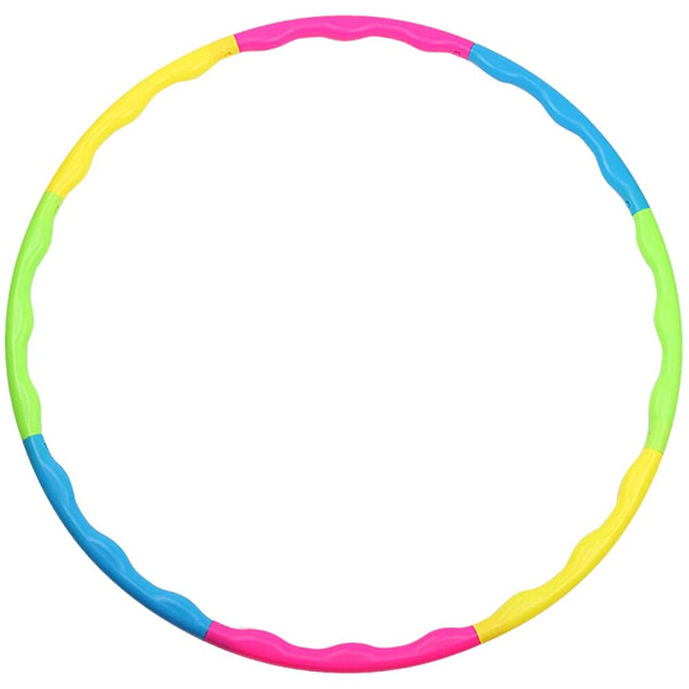 Gewichteten Übung Hoop Tragbare Übung Fitness Abnehmbare 8 Abschnitte Spleißen Hoop Für Erwachsene Kinder Turnhalle Ausrüstung Taille Trainer: Beige