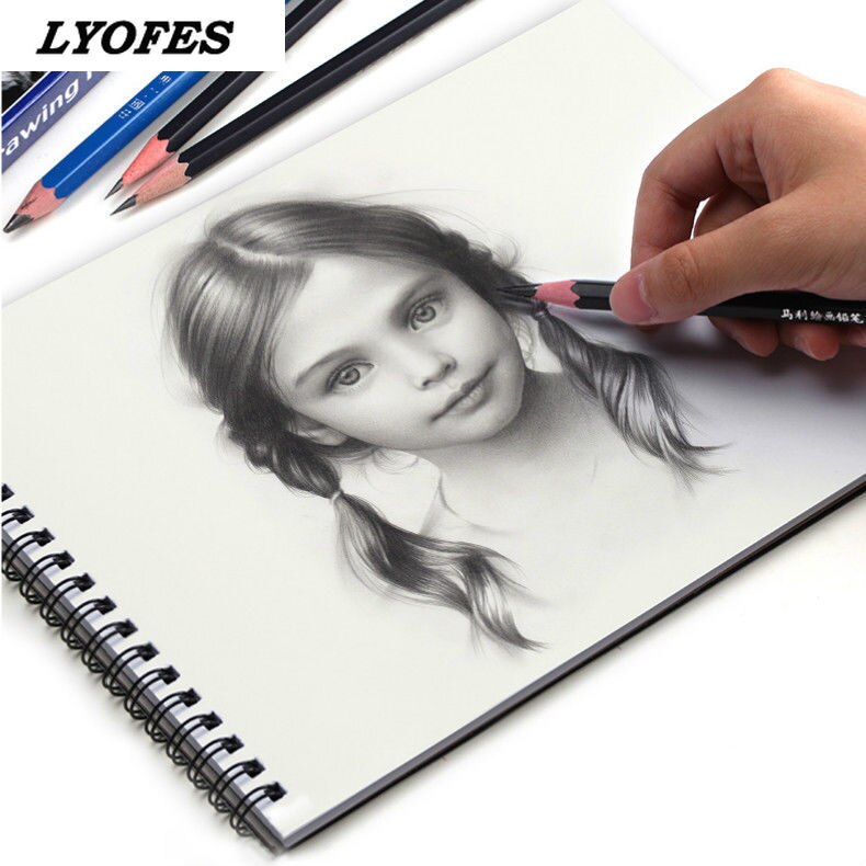 12 pcs/set Sketch Drawing Pencil Set HB 2B 6H 4H 2H 3B 4B 5B 6B 10B 12B 1B Painting Pencils Stationery Supplies
