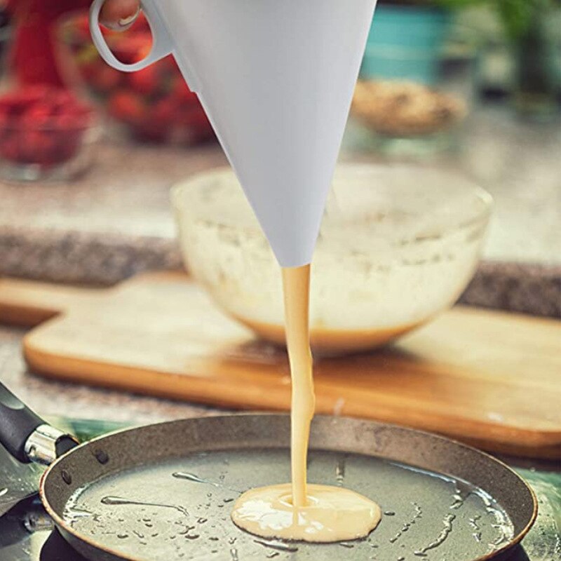 Pancake Batter Dispensers Dessert Tools Buttercream Frosting Batter Funnel Handheld Cup Cake Chocolate Dispenser Baking Tool