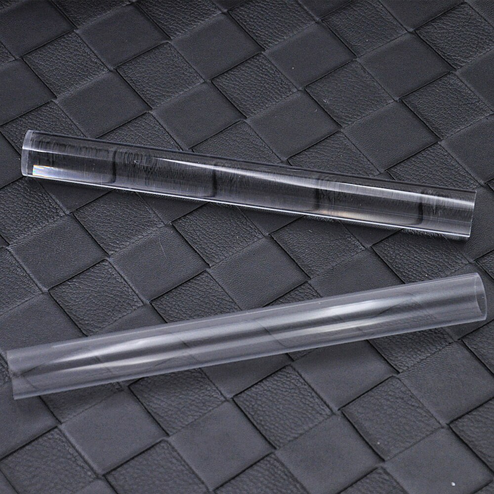 Neue Transparent Acryl Feste Rolle Ton Roll Fondant Backen Gebäck Roller Backen Zubehör