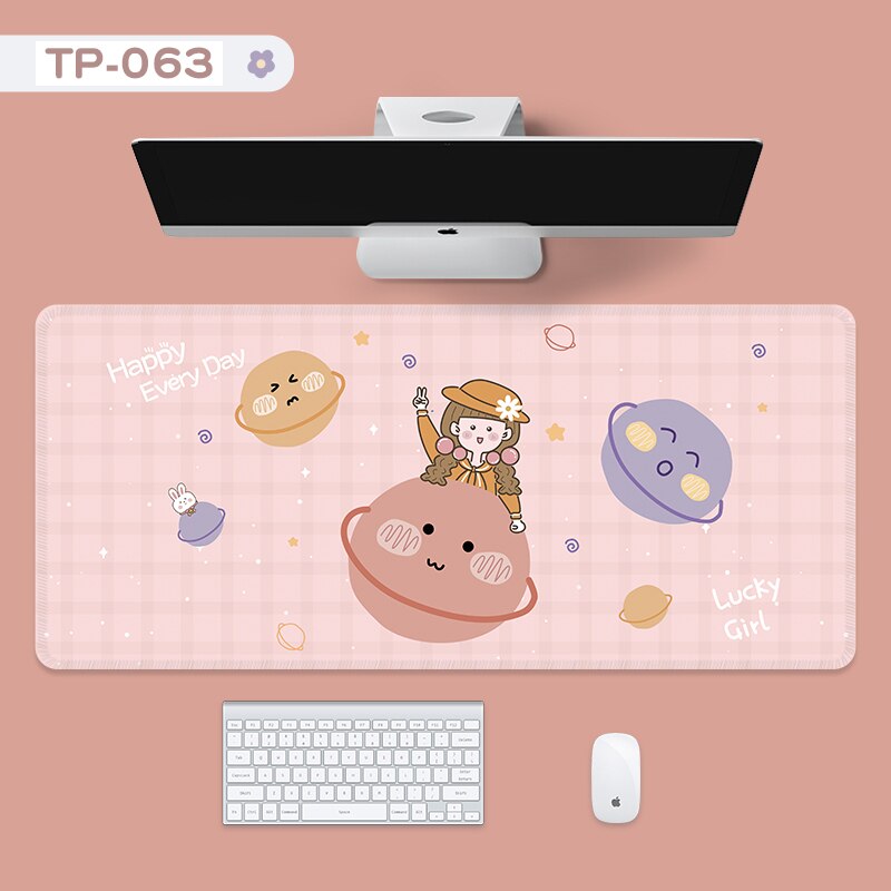 Leuke Oversized Muismat Toetsenbord Laptop Bureau Pad Rubber Pols Antislip Bureau Mat Desktop Organizer Computer Accessoires: 63