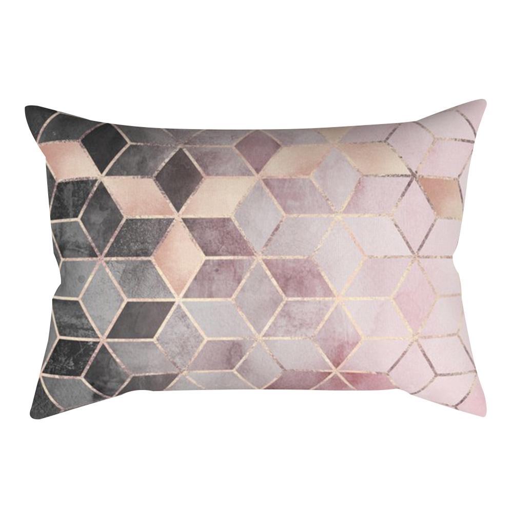 Geometrische streep rechthoekige kussensloop knuffel kussenhoes 30*50 cm woondecoratie slaapkamer woonkamer stijlvol: En