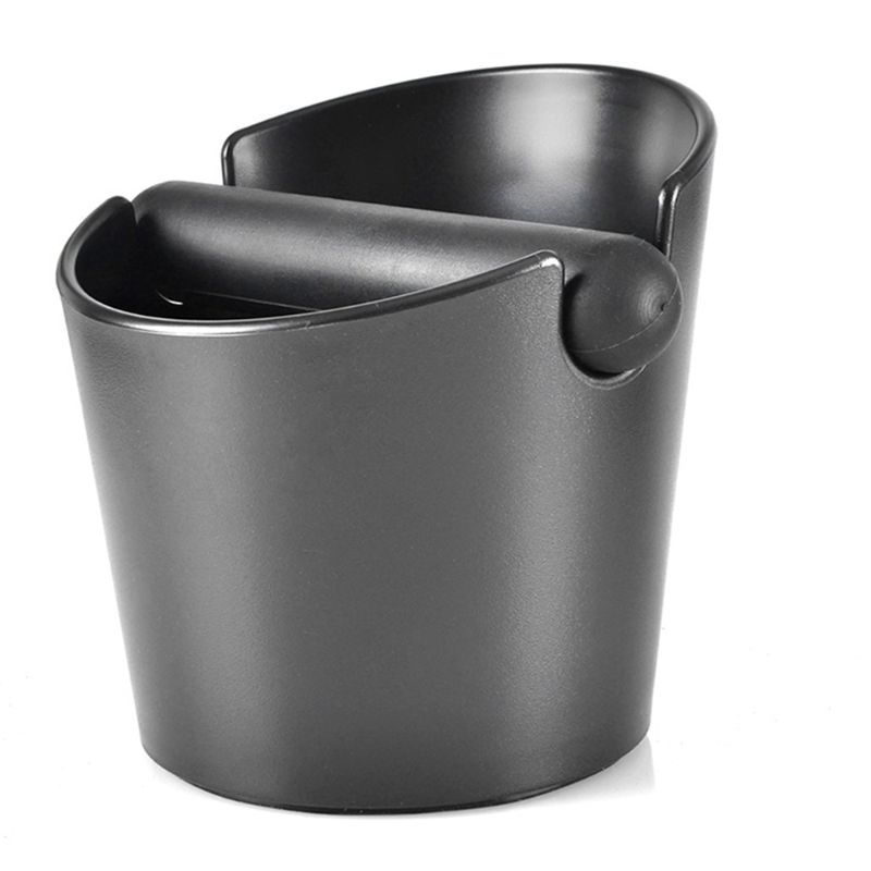 ABS Kaffee Knock Box Expresso Kunststoff Kaffee Knock Box mit Silikon Ring Boden: Schwarz