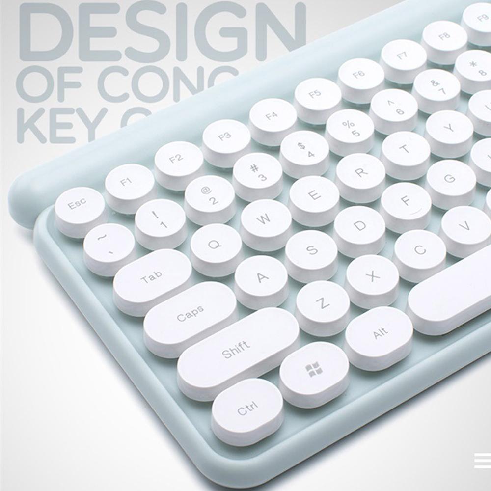 Wireless Keyboard and Mouse Set Battery Powered Silent Desktop Computer Laptop Keypad Office Home Gaming Mouse Keyboard