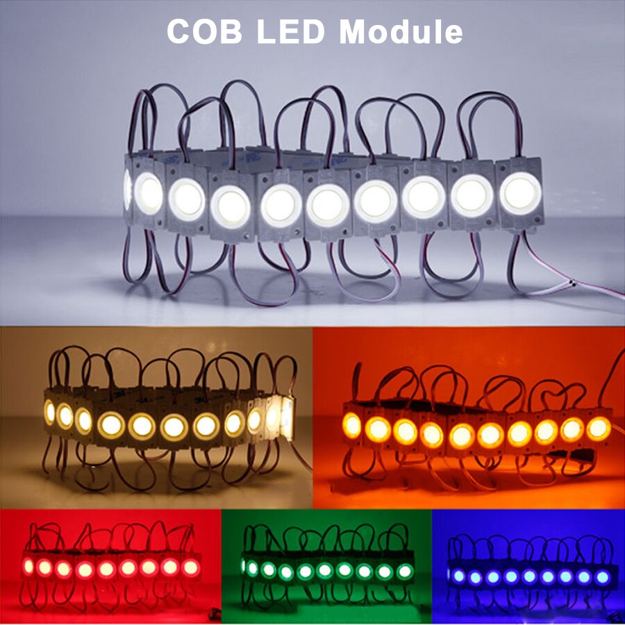 LED-modul 5050 3 LED DC12V Wasserdicht Werbung LED-Modul Weiß RGB Farbe Super Helle Beleuchtung 10 Teile/los