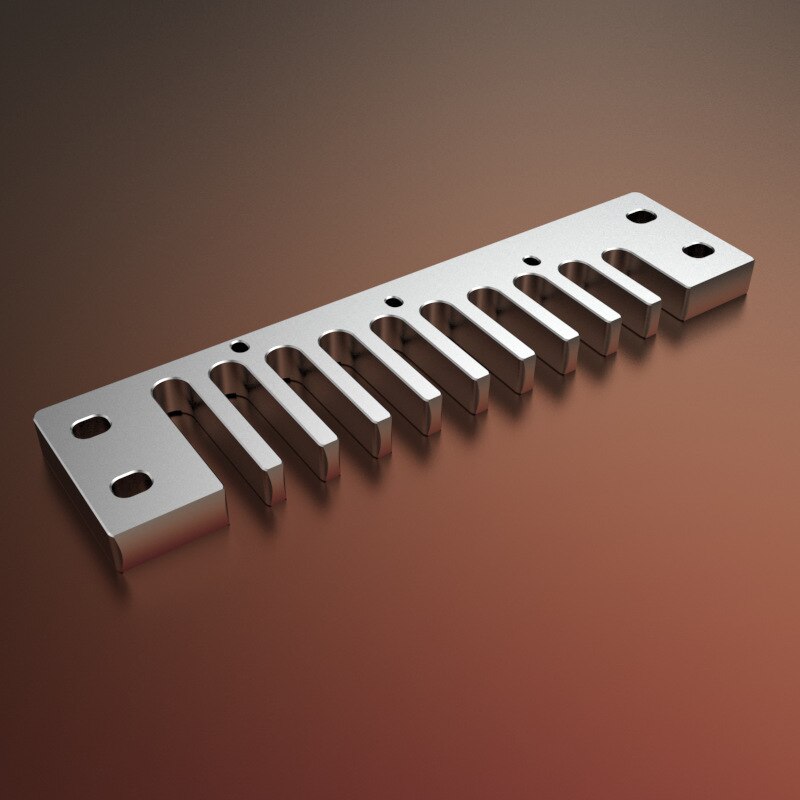 Allemagne HOHNER – peigne Harmonica à 10 trous, en aluminium, universel, pour la série MBC MBD MB1896, bricolage