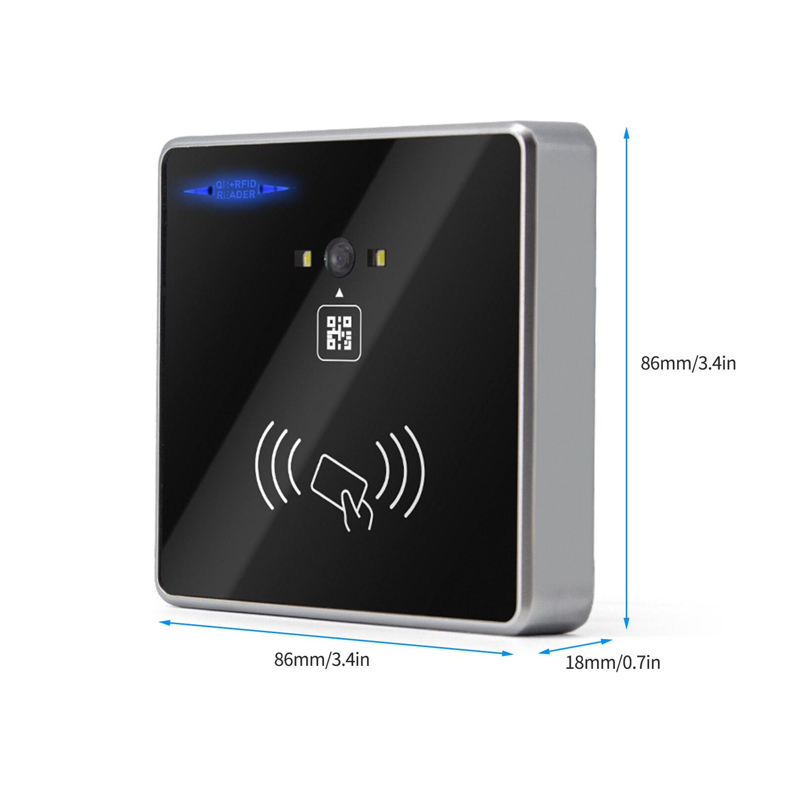 Embedded 1D 2D Barcode Scanner Qr Bar Code Rfid Kaartlezer Wiegand Verbinding Self-Inductie Voor Gate Machine Tickets controleren