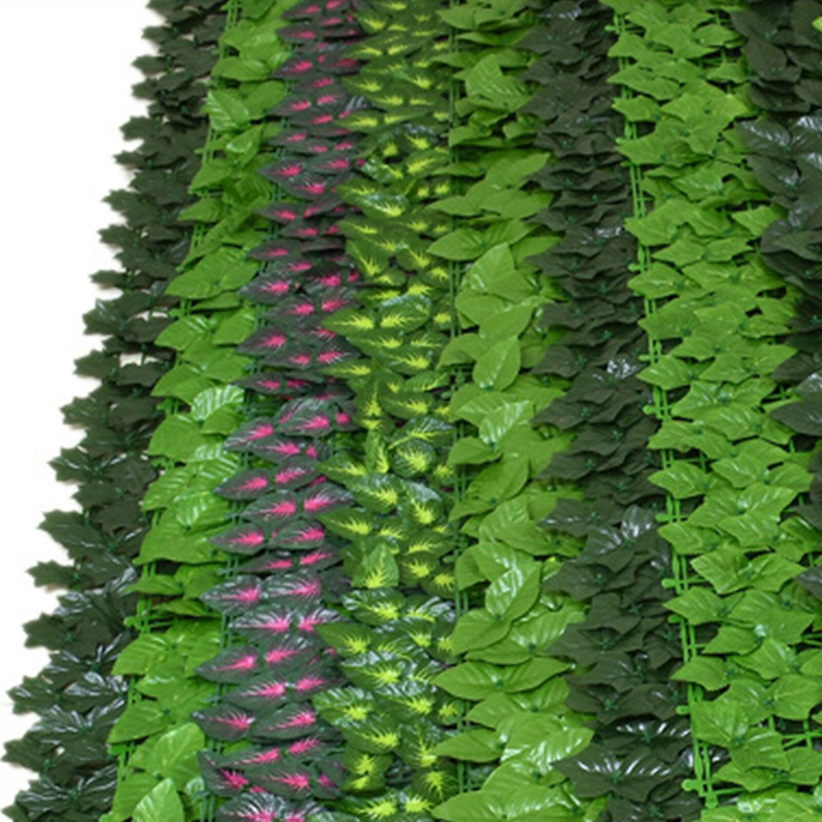 Artificial Ivy Leaf Privacy Fence Roll Wall Landscaping Privacy Fence Screen Outdoor Garden Backyard Balcony Hedge Decorations